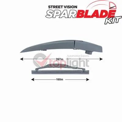 к-кт рамена за чистачки, стъклопочистване AE TOPLIGHT         