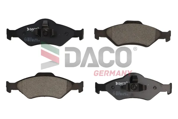 Комплект спирачно феродо, дискови спирачки DACO Germany