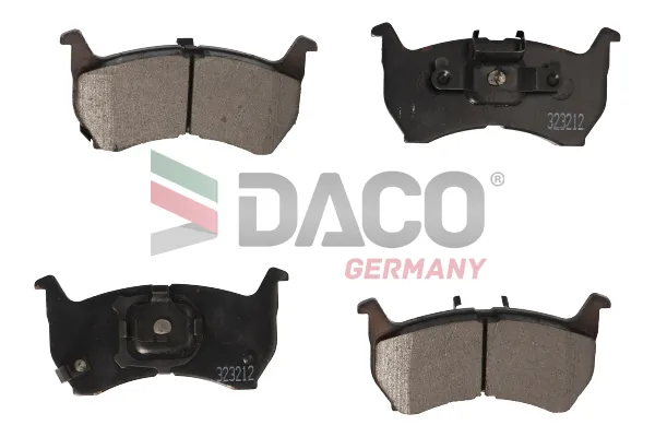 Комплект спирачно феродо, дискови спирачки DACO Germany