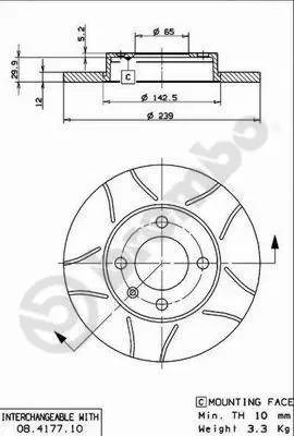 Спирачен диск BREMBO