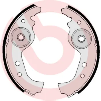 Комплект спирачна челюст BREMBO