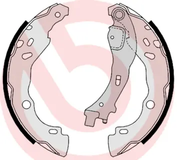 Комплект спирачна челюст BREMBO
