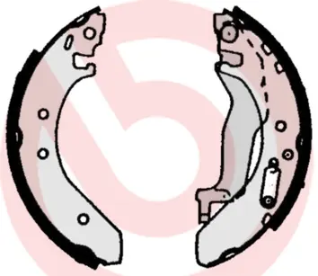 Комплект спирачна челюст BREMBO