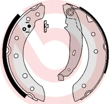 Комплект спирачна челюст BREMBO