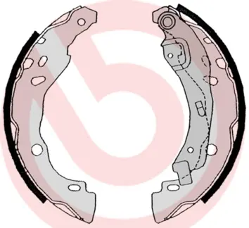 Комплект спирачна челюст BREMBO