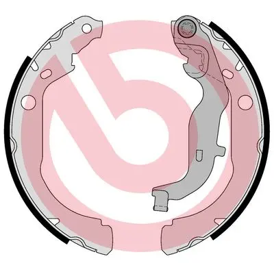 Комплект спирачна челюст BREMBO