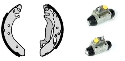 Комплект спирачна челюст BREMBO