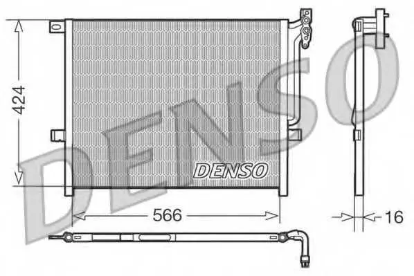 Кондензатор, климатизация DENSO