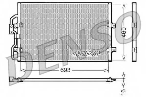 Кондензатор, климатизация DENSO