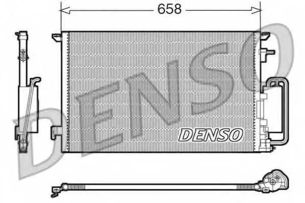 Кондензатор, климатизация DENSO
