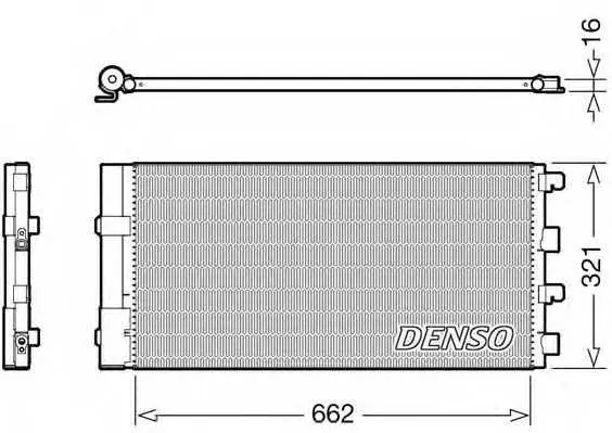 Кондензатор, климатизация DENSO