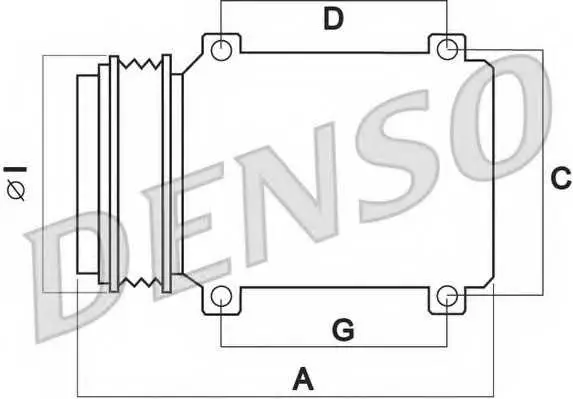 ➡️ Компресор за климатик DENSO DCP02001 за Audi 80 (89, 89Q, 8A, B3) 1.6 D  ➡️ AutoProfi.BG ®
