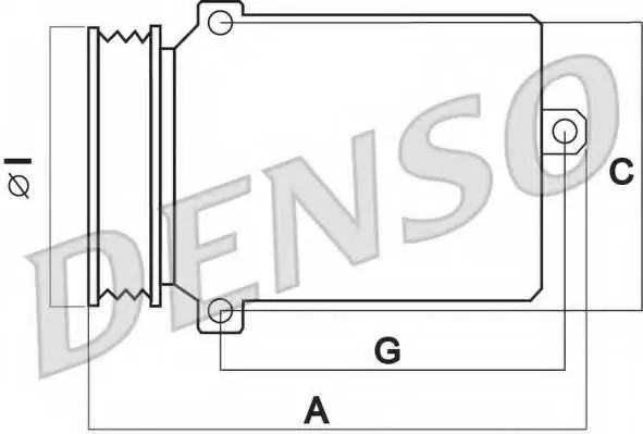 Компресор, климатизация DENSO