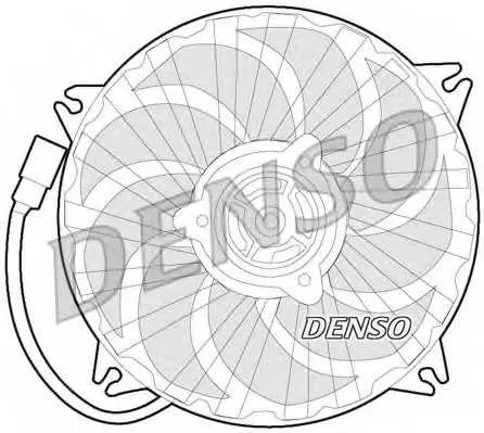 Вентилатор, охлаждане на двигателя DENSO