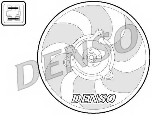 Вентилатор, охлаждане на двигателя DENSO