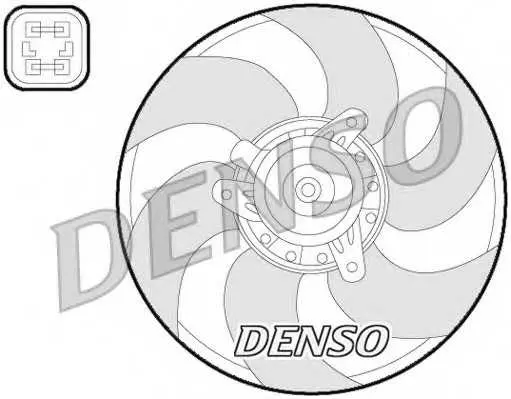 Вентилатор, охлаждане на двигателя DENSO