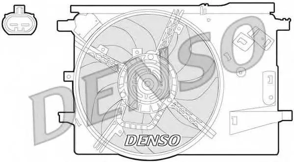 Вентилатор, охлаждане на двигателя DENSO