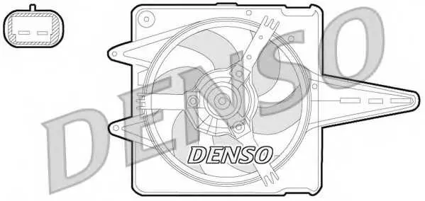 Вентилатор, охлаждане на двигателя DENSO