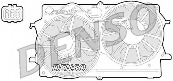 Вентилатор, охлаждане на двигателя DENSO