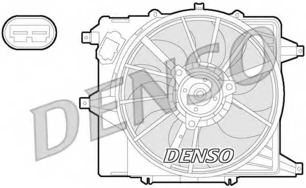 Вентилатор, охлаждане на двигателя DENSO