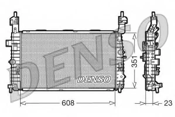Радиатор, охлаждане на двигателя DENSO