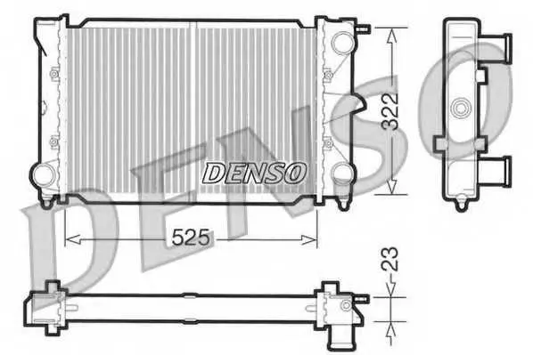 Радиатор, охлаждане на двигателя DENSO