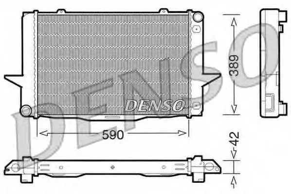Радиатор, охлаждане на двигателя DENSO