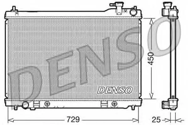 Радиатор, охлаждане на двигателя DENSO