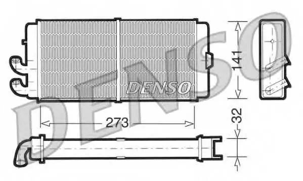 Топлообменник, отопление на вътрешното пространство DENSO