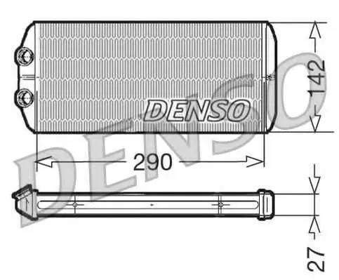 Топлообменник, отопление на вътрешното пространство DENSO