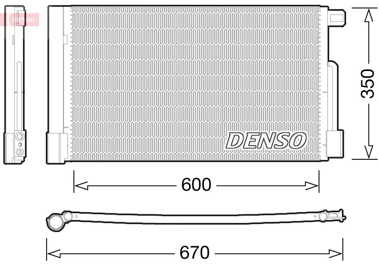 Кондензатор, климатизация DENSO