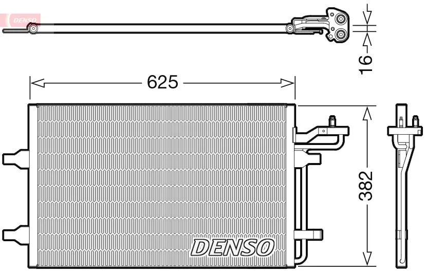 Кондензатор, климатизация DENSO