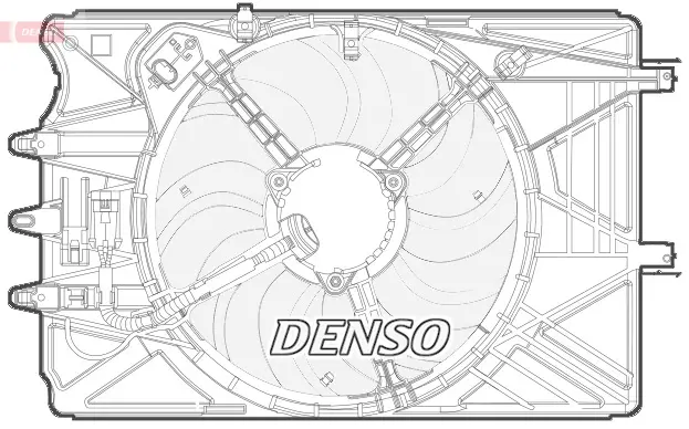 Вентилатор, охлаждане на двигателя DENSO