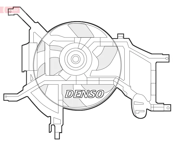 Вентилатор, охлаждане на двигателя DENSO