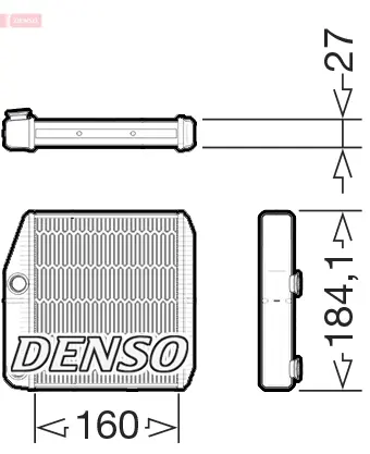 Топлообменник, отопление на вътрешното пространство DENSO