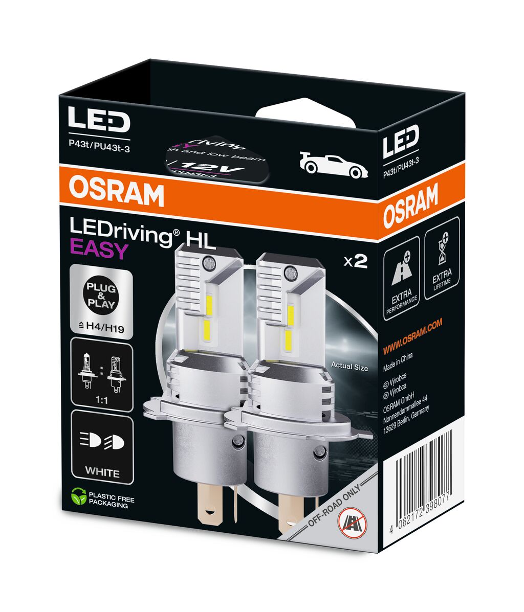LEDriving® HL EASY , крушка с нагреваема жичка, фар за дълги светлини ams-OSRAM