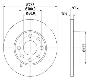 спирачен диск MTR                 