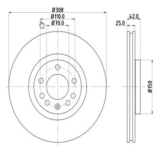 спирачен диск MTR                 