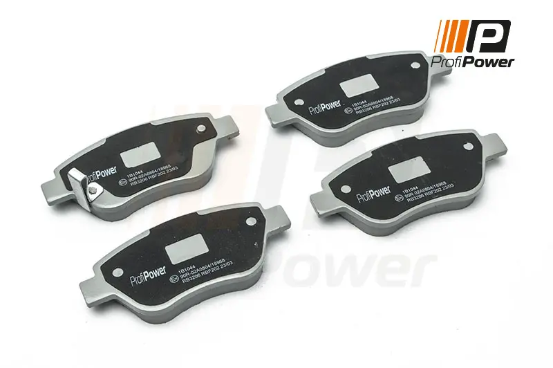 комплект спирачно феродо, дискови спирачки ProfiPower          