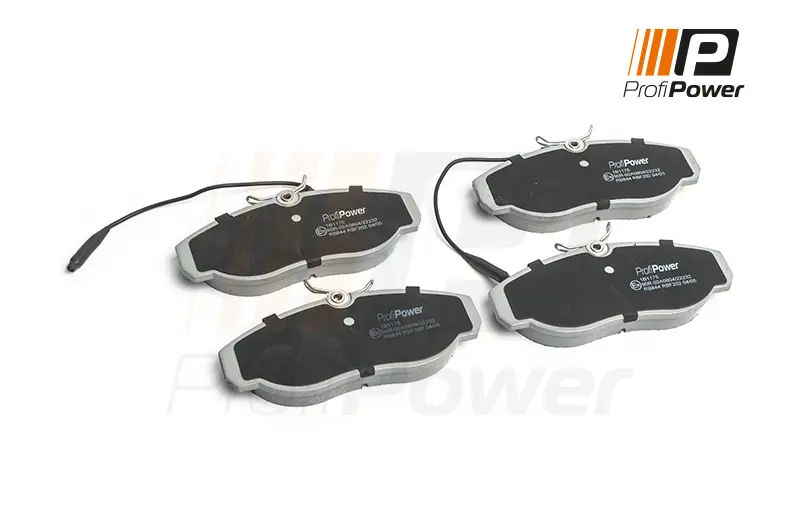 комплект спирачно феродо, дискови спирачки ProfiPower          