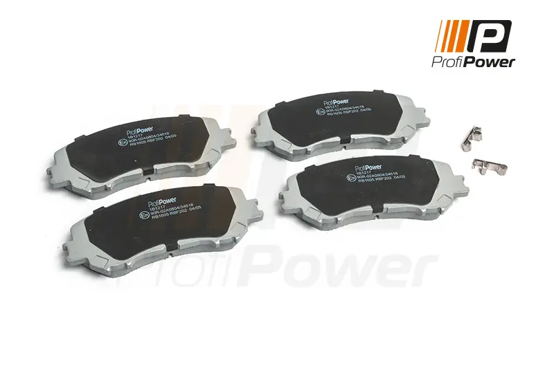 комплект спирачно феродо, дискови спирачки ProfiPower          