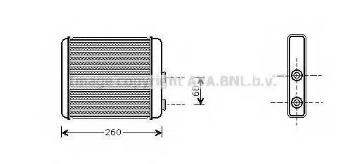 ➡️ Радиатор за парно за Opel ZAFIRA A (F75_) 1.8 16V ➡️ AutoProfi.BG ®