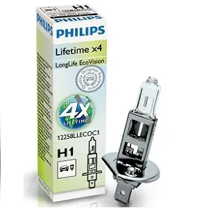 Крушка с нагреваема жичка, фар за дълги светлини PHILIPS