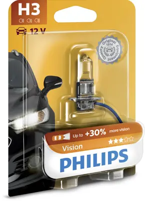 Крушка с нагреваема жичка, фар за дълги светлини PHILIPS