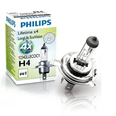 Крушка с нагреваема жичка, фар за дълги светлини PHILIPS