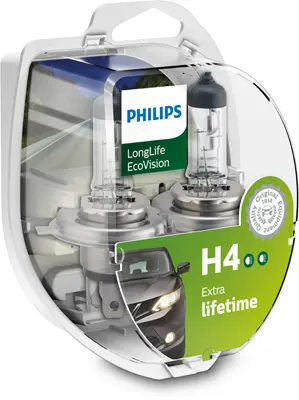 Крушка с нагреваема жичка, фар за дълги светлини PHILIPS