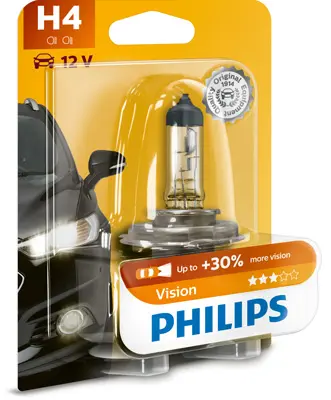 Крушка с нагреваема жичка, фар за дълги светлини PHILIPS