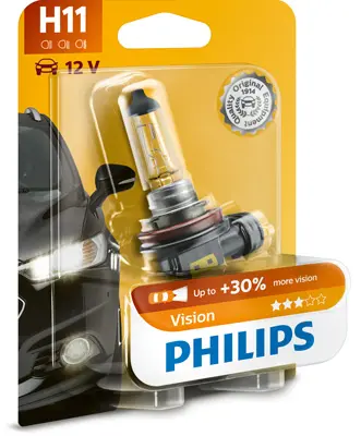 Крушка с нагреваема жичка, фар за дълги светлини PHILIPS