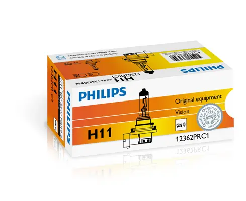 Крушка с нагреваема жичка, фар за дълги светлини PHILIPS