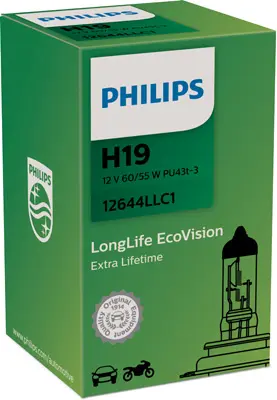 Крушка с нагреваема жичка, фар за дълги светлини PHILIPS